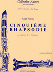 Rhapsodie No.5 (clarinet & Percussion)