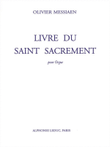 Livre Du Saint Sacrement Pour Orgue