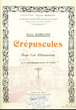 Crepuscules (saxophone-alto & Piano)