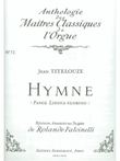 Hymn 'pange Lingua Gloriosi' (maitres Classiques No.72) (organ)