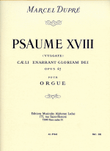 Psaume Xviii, Op.47 'coeli Enarrant Gloriam Dei' (organ)