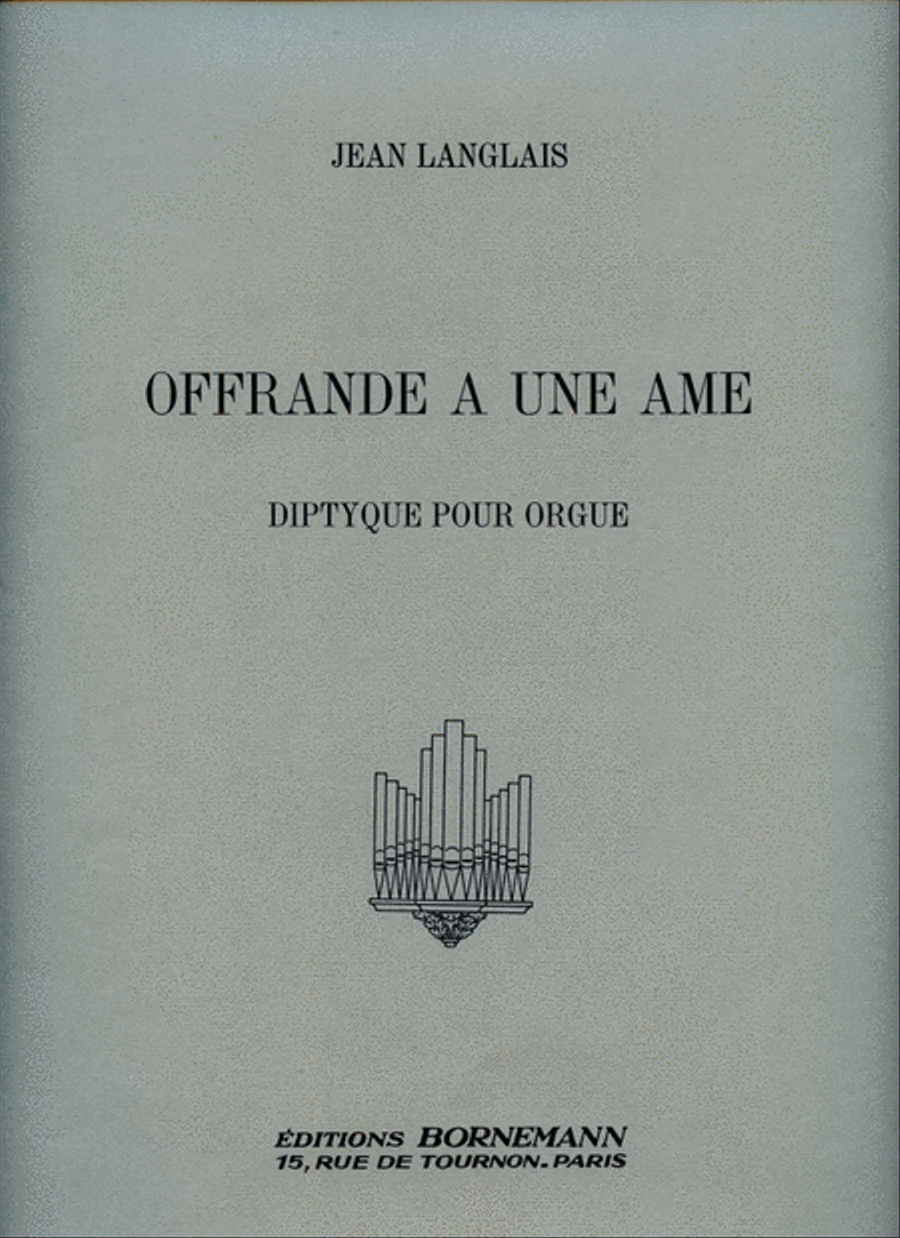 Offrande A Une Ame (organ) Organ scores gallery preview page 1