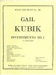 Divertimento No.1 (ensemble-mixed 8 Or More)