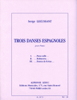 3 Danses Espagnoles (piano Solo)