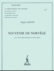 Lancen Souvenir De Norvege Lm060 Violin & Piano Book