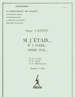 Lancen Si J'etais No 13 Vivaldi 14 Gluck 15 Mendelssohn Lm067 Piano Bk