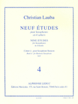 9 Etudes Vol.4: Baritone Saxophone (saxophone Solo)