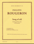 Rougeron King Song Of Old Brass Quartet Score/parts Mfb181
