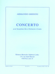 Concerto For Alto Saxophone And String Orchestra (saxophone-alto & Pia