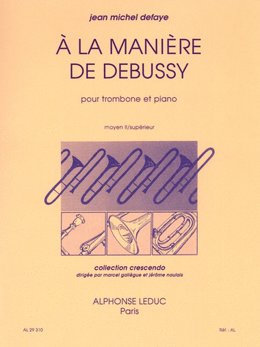 In The Style Of Debussy, For Trombone And Piano