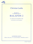 Xyl Balafon 2, 12th Study For Alto Saxophone