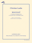 Lauba Massai 14e Etude Duo Avec Saxophone Book/cd Al30650