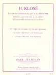 Etudes De Genre Et De Mecanisme (clarinet Solo) mini preview