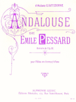 Andalouse, For Flute And Piano