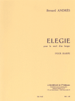 Elegie Pour La Mort D'un Berger (harp Solo)