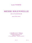 Messe Solennelle Ut Diese Min. Partie De Choeur Sans Accompagnement
