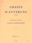 Auvergne Songs - Serie 2 (voice And Piano)