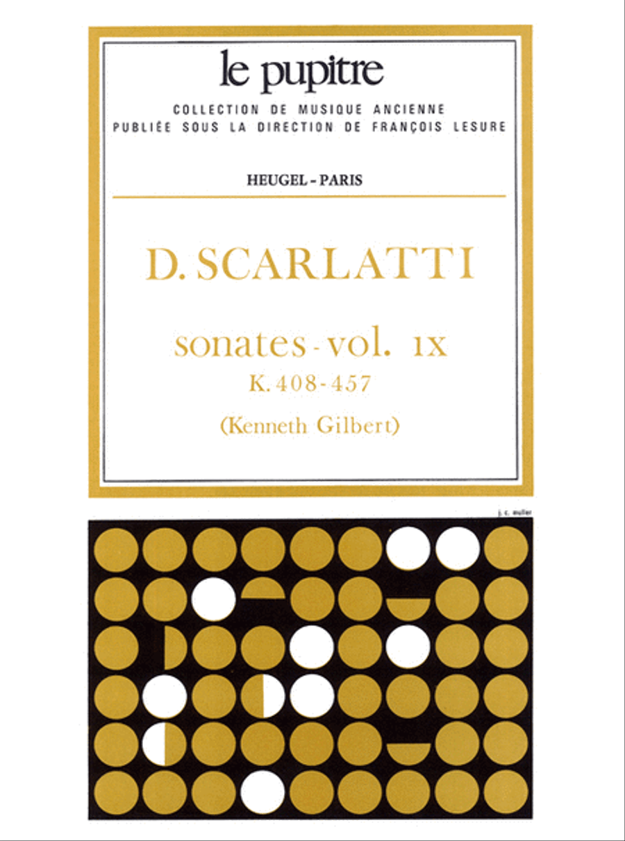 Oeuvres Completes Pour Clavier Volume 9 Sonates K408 A K457 (lp39) Harpsichord scores gallery preview page 1