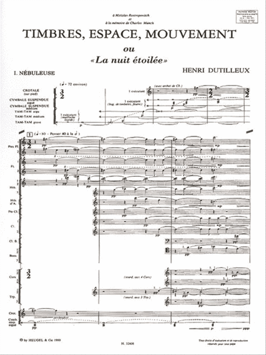 Timbres, Space, Movement (orchestra) Orchestra scores gallery preview page 2