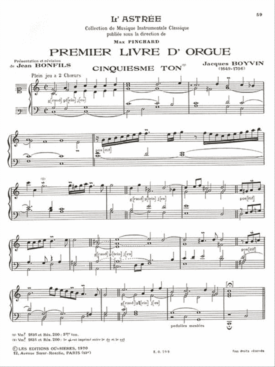 Livre D'orgue No.1, Vol.2 (organ) Organ scores gallery preview page 2