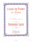 Lack Cours De Piano De Melle Didi Preludes Piano Book