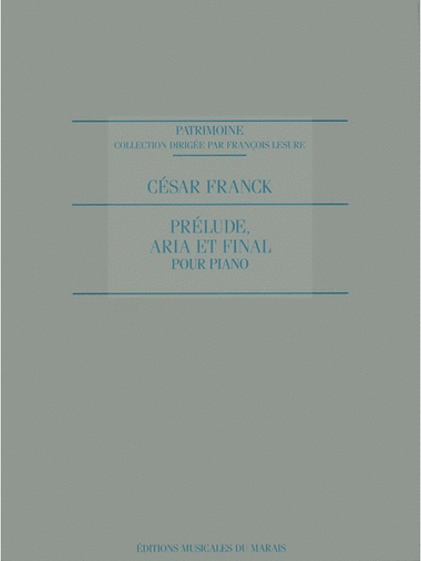 Prelude, Aria Et Final (piano Solo)