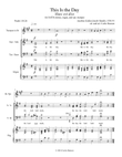 This Is the Day (SATB)