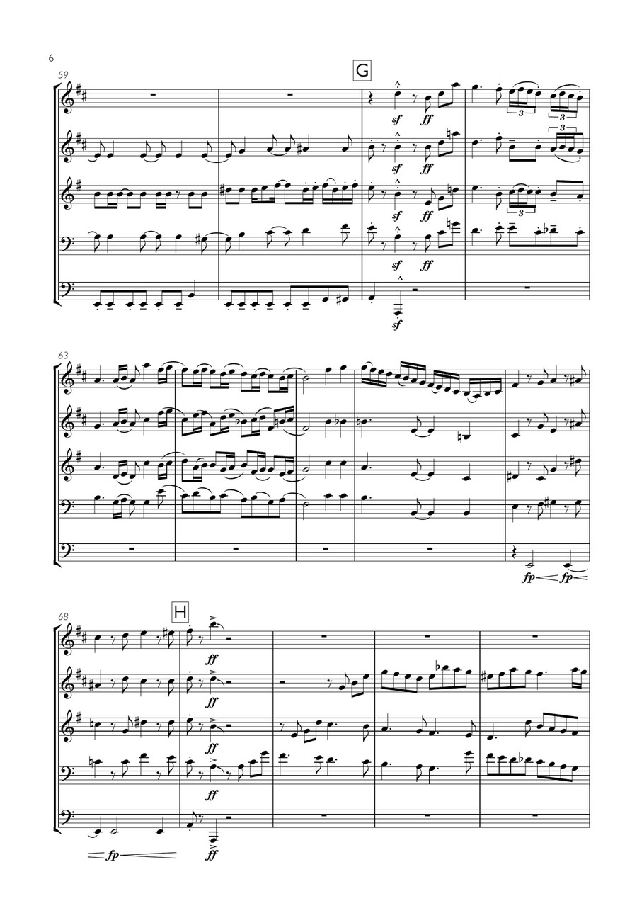 I Will Survive I Will Survive Brass Ensemble scores gallery preview page 6