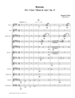 Retrato (Mvt. 1 from Álbum de viaje, Op.15) by Juaquín Turina (Saxophone Nonet +Fl,Picc,Cbn.)