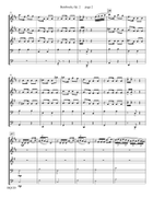 Bamboula, Opus 2 for Brass Quintet Brass Quintet scores gallery preview page 3