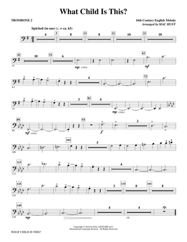 What Child Is This? - Trombone 2