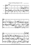 Fugue 4a String Quartet