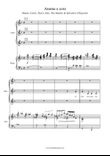 Anema E Core Three Part Female Harmony and Piano Part