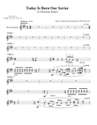 Today Is Born Our Savior (A Christmas Psalm) - two Bb instruments