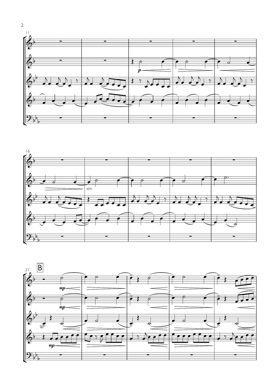 Mad World Mad World Brass Ensemble scores gallery preview page 2