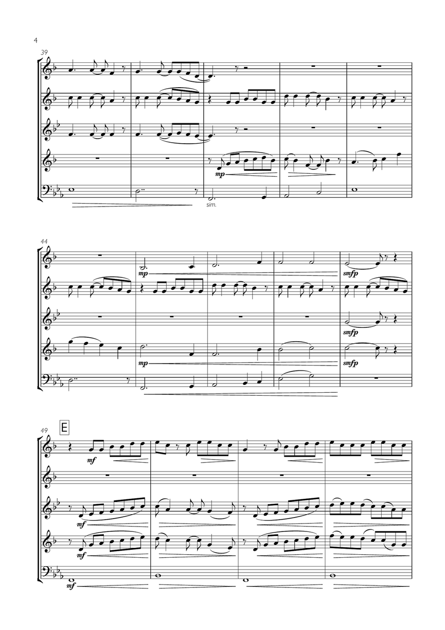 Mad World Mad World Brass Ensemble scores gallery preview page 4