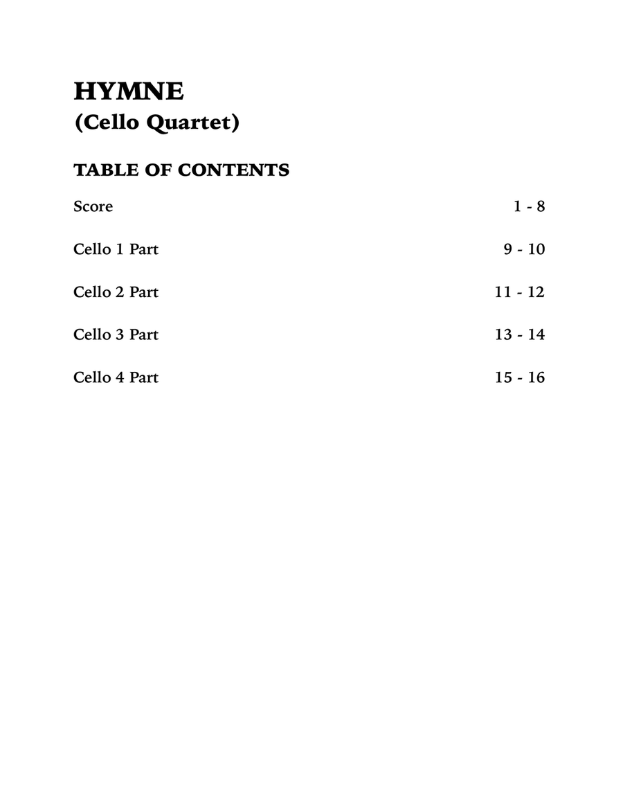 Hymne String Orchestra scores gallery preview page 4