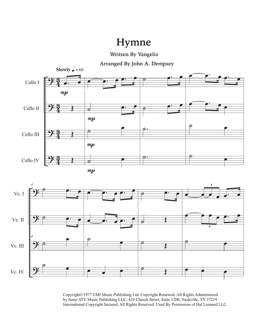 Hymne String Orchestra scores gallery preview page 5