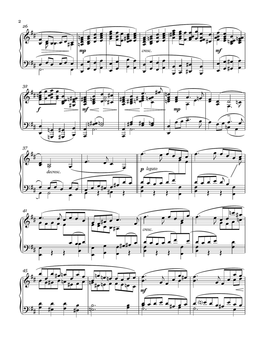 Elegy Elegy Piano Solo scores gallery preview page 2