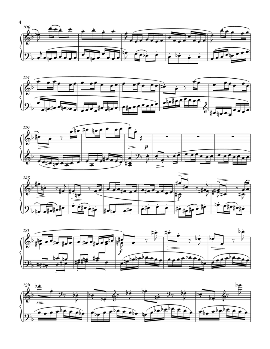 Presto Presto Piano Solo scores gallery preview page 4