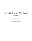 It Is Well with My Soul