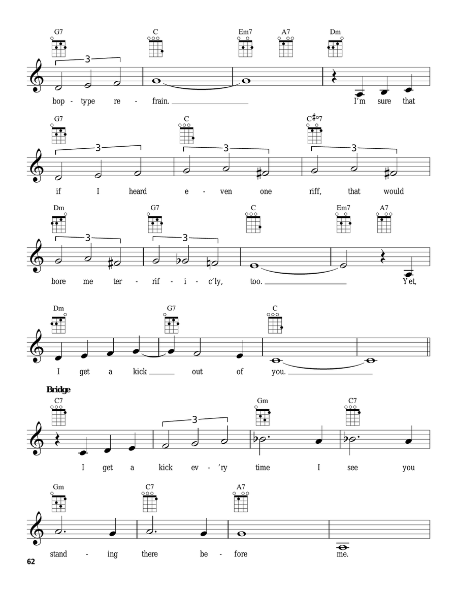 I Get A Kick Out Of You I Get A Kick Out Of You Ukulele scores gallery preview page 2