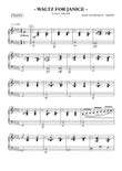 WALTZ FOR JANICE - Piano