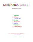 LATIN PIANO, volume 1