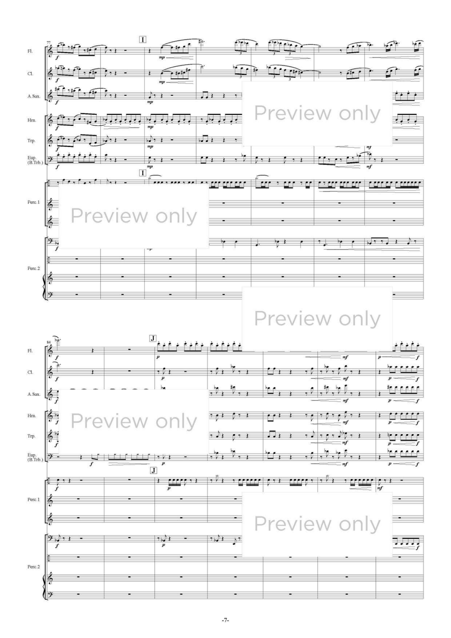 La Structure pour l'octuor - Wind & Percussion Octet Chamber Music scores gallery preview page 8