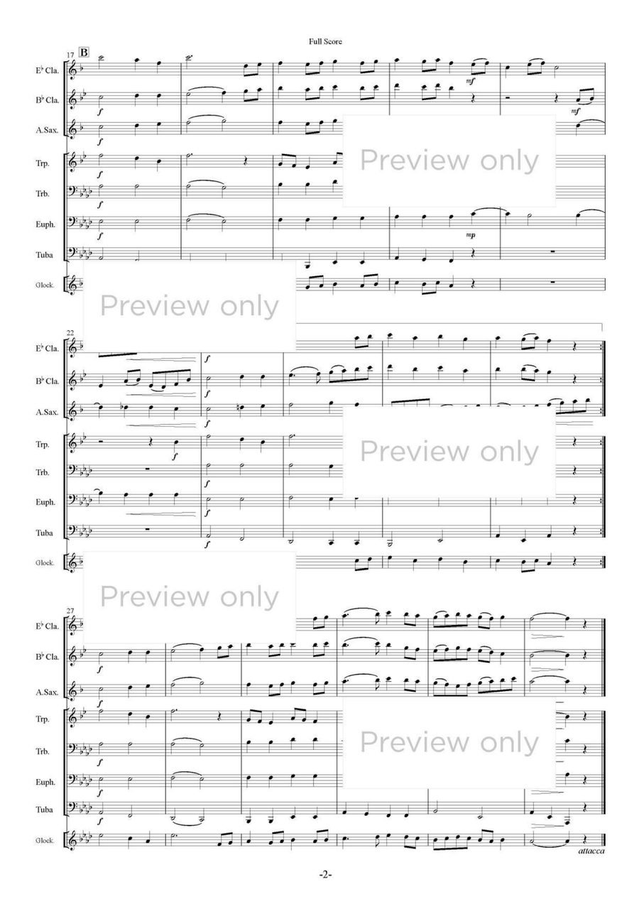 Terpsichore II - Wind & Percussion Octet Chamber Music scores gallery preview page 3
