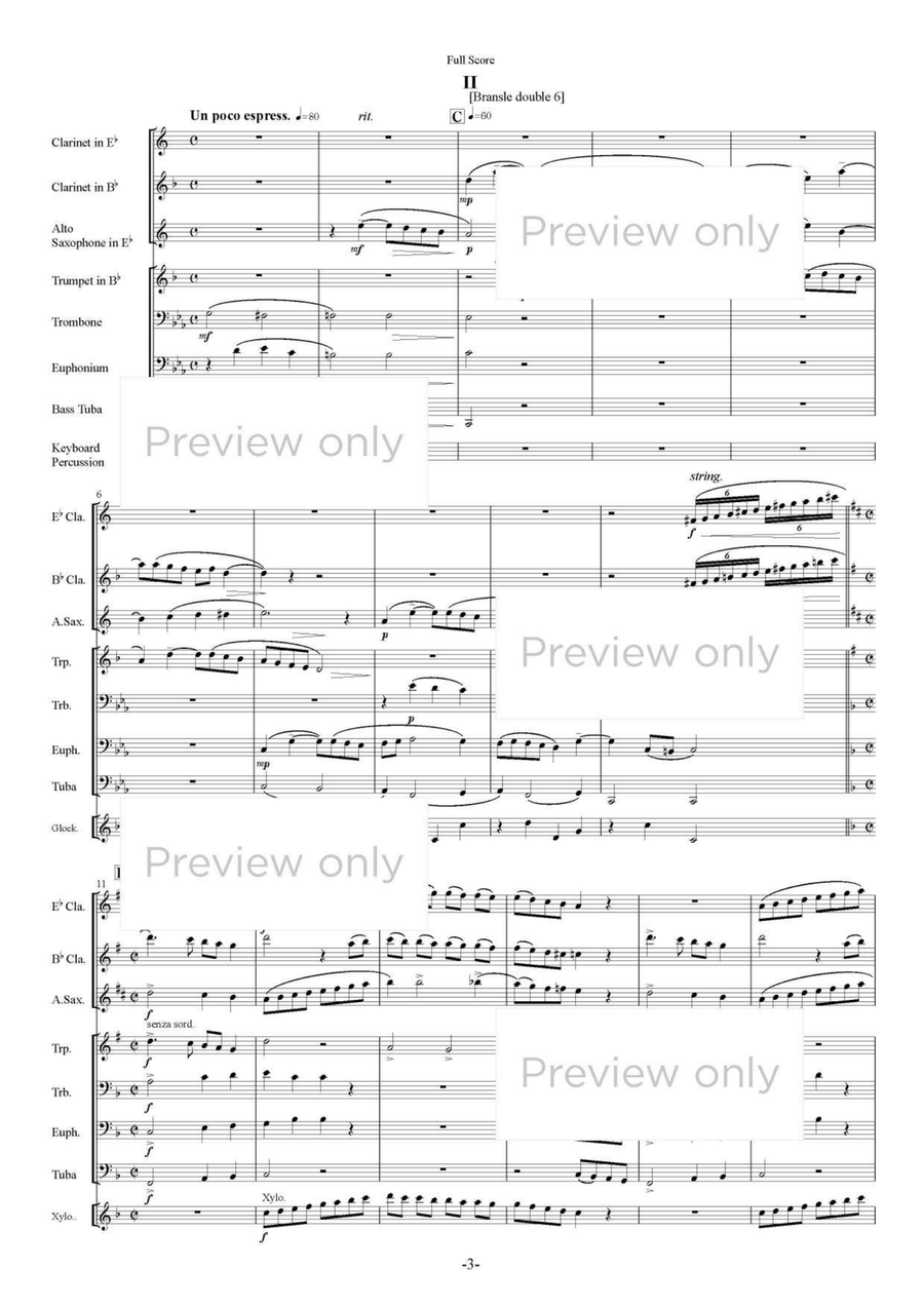 Terpsichore II - Wind & Percussion Octet Chamber Music scores gallery preview page 4