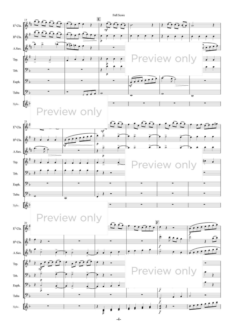 Terpsichore II - Wind & Percussion Octet Chamber Music scores gallery preview page 5