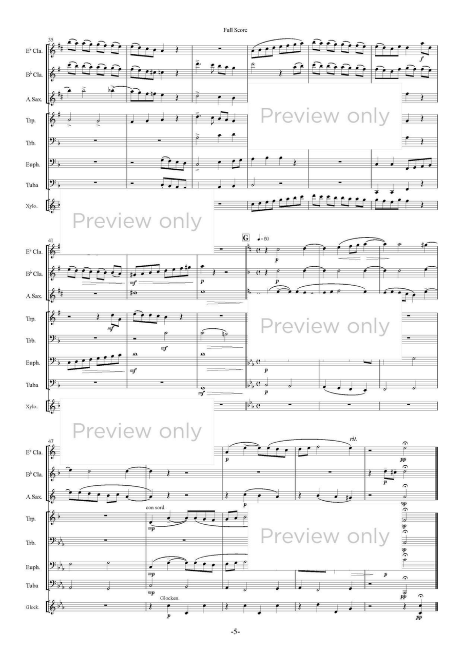 Terpsichore II - Wind & Percussion Octet Chamber Music scores gallery preview page 6