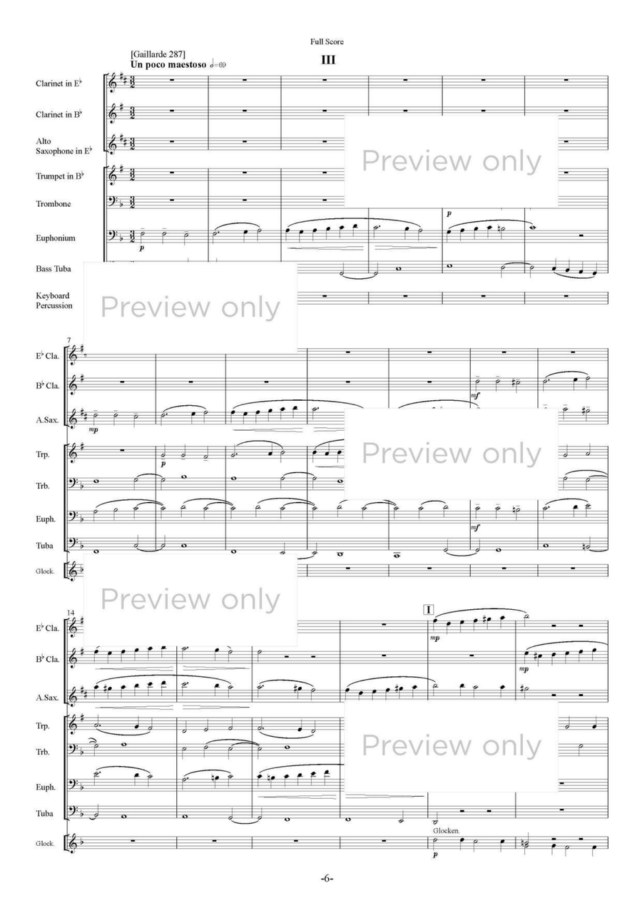 Terpsichore II - Wind & Percussion Octet Chamber Music scores gallery preview page 7